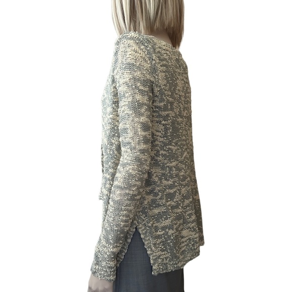 Nordstrom Olivia Sky Cardigan Sweater Popcorn Knit Chunky Open Front Duster - Picture 5 of 12